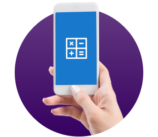 Calculator on Mobile Phone