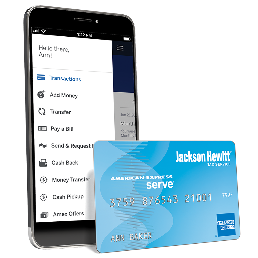 Access IRS Refunds with American Express Serve® Card